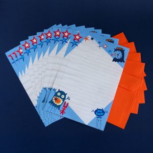 Monster Fun Letter Writing Paper & Envelopes