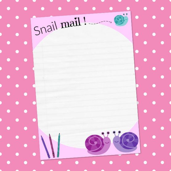 Snail Mail writing letter paper