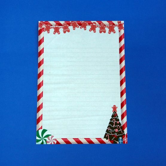 Christmas Gingerbread Letter Writing Paper