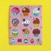 Pastel Cupcake Sticker Sheets