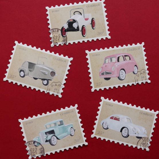 Vintage Car Postcard Variety Pack
