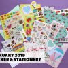 February Sticker & Stationery Subscription Box